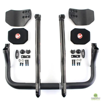 Cannondale C3 Base Bar w/ Vision TriMax Carbon Aero Handlebar w/ Brake + Shift L - Image 1 of 4