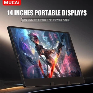 Pantalla Portátil MUCAI N140-S36 14 Pulgadas 60Hz Resolución 1366*768 TN Panel 250cd/ - Imagen 1 de 7