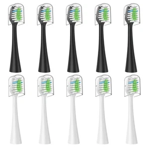 Replacement Toothbrush Heads 10 Pack Only for AquaSonic Duo and for Home Dent... - Picture 1 of 6