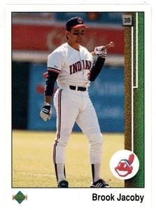 Brook Jacoby - Cleveland Indians (Baseball Card) 1989 Upper Deck # 198 Mint - Picture 1 of 1
