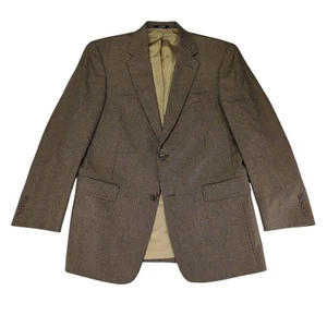 Hart Schaffner Marx Tweed Braun Blazer Sakko Sport Mantel Zwei Knopf Herren 40R - Bild 1 von 12