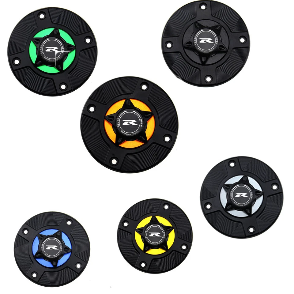 Tapa de combustible de gasolina para motocicleta para Suzuki GSXR 600/750/1000 1996-2003 Foto 1 de 4