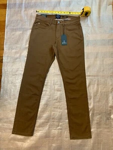 Ben Sherman Slim Fit Stretch Brown 5 Pocket Pants - Men’s Size 30Wx32L - Picture 1 of 11