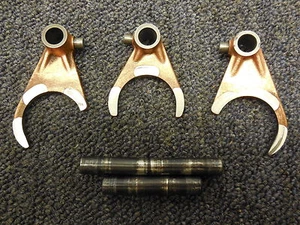 1988 KTM 350 MXC Gear shift shifting transmission forks fork 88 350MXC - Bild 1 von 3