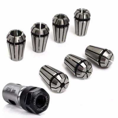 7pcs ER11 Spring Collet 1-7mm + ER11A 5mm Extension Rod Motor Shaft Holder - Image 1 of 4
