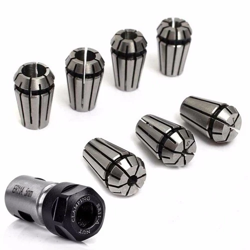7pcs ER11 Spring Collet 1-7mm + ER11A 5mm Extension Rod Motor Shaft Holder - Image 1 of 4