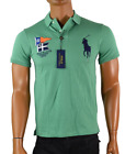 Polo Ralph Lauren homme T-shirt S neuf manches courtes grand poney personnalisé coupe mince