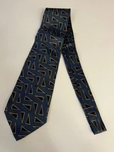 Danforth & Gifft for Jacobson's Mens Tie Silk Necktie Geometric Pattern - Picture 1 of 5