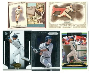 Ichiro 5 Baseball Card Lot SEATTLE MARINERS NEW YORK YANKEES MARLINS (LOT 10) - Picture 1 of 1