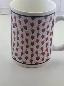 Vintage 1994 Magic Eye Ceramic Mug Coffee Cup Heart Hidden Image. Sterogram Mug - Picture 1 of 3