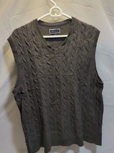 Club Room by Charter Club Grey Men's Lambswool Sleeveless Sweater Vest L - Picture 1 of 5