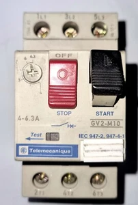 Telemecanique Schneider Electric GV2-M10 Termica Salvamotore 4-6,3A, GV2ME10 - Foto 1 di 1