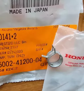95002-41200-04 OEM HONDA AIR ASSIST HOSE CLAMP K20A2 02-06 RSX TYPE-S - Bild 1 von 3