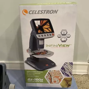 Microscopio digital LCD Celestron Infiniview 44360/adaptador de CA/CD/caja de lectura - Imagen 1 de 14