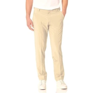 IZOD HERREN GOLF HOSE SWING FLEX HELLBRAUN KHAKI STRETCH FLACHE VORDERSEITE GR. 34/30 - Bild 1 von 9