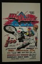 Vintage High Point Nationals 1993 AMA Motocross Poster Damon Bradshaw Yamaha YZ