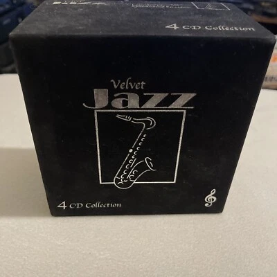 VELVET JAZZ 4 CD Box Set Miles Davis Louis Armstrong & More - Very Good Foto 1 de 4