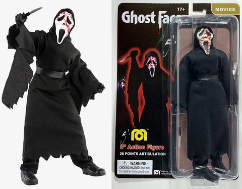 MEGO Scream Ghost Face Blood Splatter Mask Version 8" Cloth Action Figure Cover