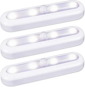 3 Pack 7” Dimmable Push Tap Lights, Stick on LED Touch Lights AAA Battery Operat - Picture 1 of 9