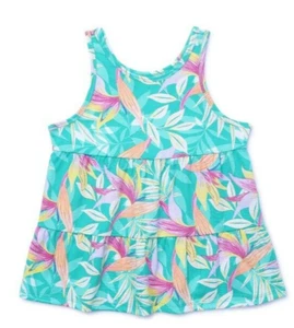 Wonder Nation Girl Swing Tank Top Size XXL (18) Green Breez New - Picture 1 of 5