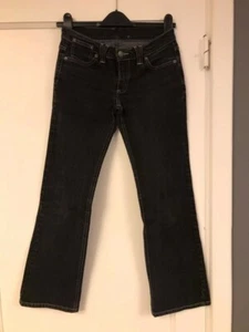 Miss Selfridge Black Straight Leg Jeans Petite Size 6 - Picture 1 of 2