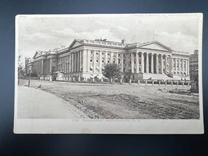 1901-1907 THE U.S. TREASURY WASHINGTON D.C. FOSTER & REYNOLDS UNDIVIDED POSTCARD - Picture 1 of 2