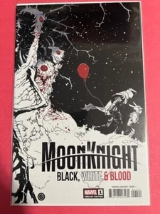 MOON KNIGHT BLACK WHITE &BLOOD #1 2022 BACHALO VARIANT COVER KEY 1st Appearance - Picture 1 of 1