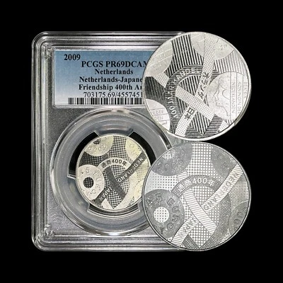 NETHERLANDS. 2009, 5 Euro, Silver - PCGS PR69 - Friendship with Japan 🇳🇱 🇯🇵 - Image 1 of 4