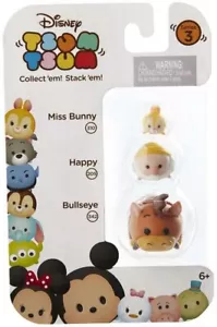 Disney Tsum Tsum 3 Pack Mini Figure Stack Em Series 3 Miss Bunny Happy Bullseye - Picture 1 of 1