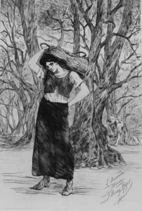 FELICIEN ROPS - Nineteenth Century Belgian Artist - Picture 1 of 3