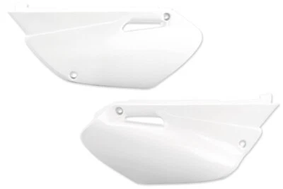 UFO White Side Number Plates for YAmaha 2002-2014 YZ85  YA03856-046 - Image 1 of 4