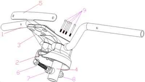 SFM / Sachs The handlebar block holds the seat P31236 SAXXX E2 Max - Picture 1 of 1