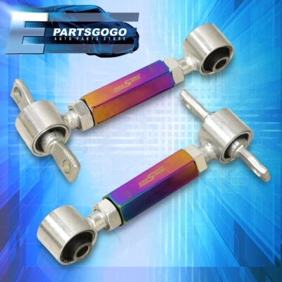 For 88-00 Civic EF EG EK / 90-01 Integra DC Rear Control Camber Kit Neo Chrome Foto 1 de 3
