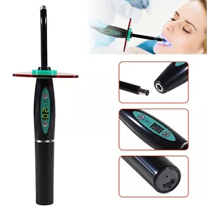 Dental Wireless Cordless LED Curing Light Lamp 2000mW/cm² Resin Cure Light Black - Picture 1 of 22