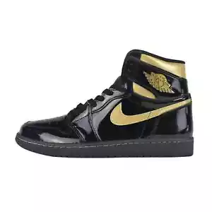 Nike Air Jordan 1 Retro High Black Metallic Gold 2020 555088-032 Men's Size 12 - Picture 1 of 1