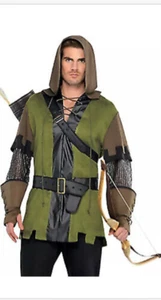 MEN'S PRINCE OF THIEVES HALLOWEEN COSPLAY THEATER 7 PIECE COSTUME SZ OS #962 - Picture 1 of 3