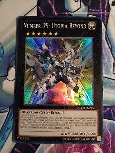 Number 39: Utopia Beyond - NECH-EN095 - Super Rare, 1st Edition, Lightly Played