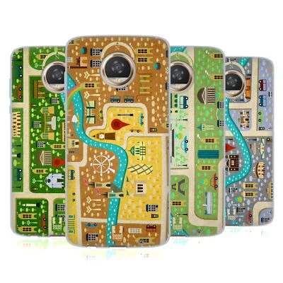 HEAD CASE DESIGNS CITY MAPS SOFT GEL CASE FOR MOTOROLA PHONES - Image 1 of 4