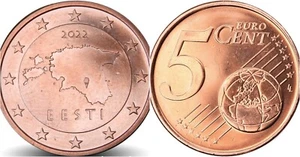 5 céntimos de euro Estonia 2022 * Unc - Imagen 1 de 1
