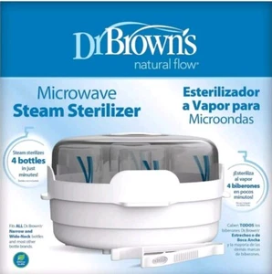 Dr. Brown's Microwave Steam Sterilizer Baby Bottles Parts, Nipples, Pacifiers - Picture 1 of 15