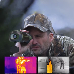 1000m Wärmebildkamera Wärmebild Nachtsicht Jagd Imaging Monokular 260x200IR 25Hz - Bild 1 von 14