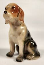 Figurine Beagle Dog Bone China Miniature 3,75" Haut Vintage A52