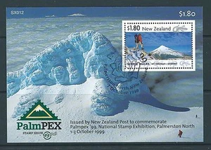 HOJA EN MINIATURA PALMPEX NUEVA ZELAND 1999 FINA USADA - Imagen 1 de 1