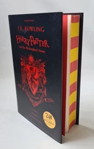 Harry Potter & the Philosopher's Stone J K Rowling 20th Anniv. Ed HB GRYFFINDOR - Picture 1 of 11