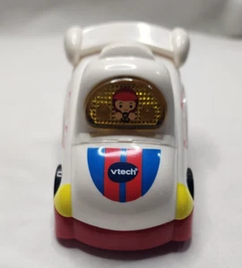 VTech Go Smart Wheels Talking Vehicle Rob The Race Car White w/ Red Trim - Picture 1 of 7