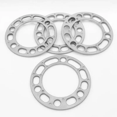 US 6mm Car Hub Wheel Spacers Adaptor Shims Plate 5/6 Stud Brake Caliper 4PCS - Image 1 of 4