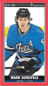 2020-21 20-21 O-Pee-Chee OPC Mark Scheifele Premier Tallboys borde rojo paralelo - Imagen 1 de 1