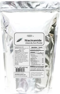 NuSci Niacinamide Vitamin B3  Nicotinamide Powder 227g (8.0oz) energy skin care - Picture 1 of 4
