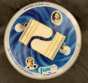 RARE 2 sided 78 RPM Vogue Picture Record RHAPSODY IN BLUE PARTS 1&2 R725 / R726 - Picture 1 of 2