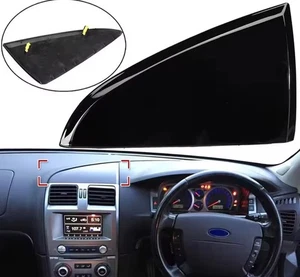 NEW Ford Falcon BA BF GLOSS BLACK Dash Board Center Trim Cover Triangle ICC Unit - Picture 1 of 3
